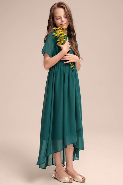 Robe Cérémonie Asymétrique Émeraude - gallery 3