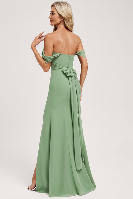 Robe Cérémonie Vert Élégant - gallery 9