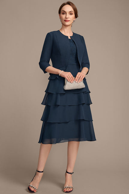 Robe Ceremonie Grande Taille Bleu Marine