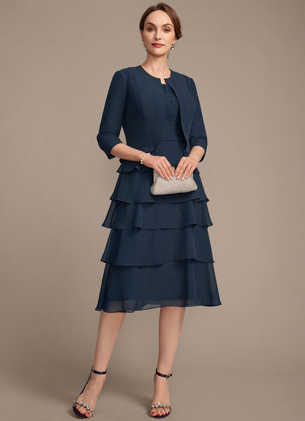 Robe Ceremonie Grande Taille Bleu Marine
