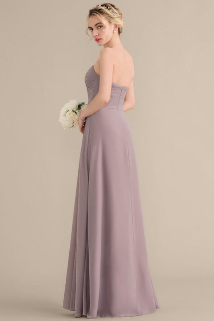 Robe Cérémonie Violet Flottant - gallery 7