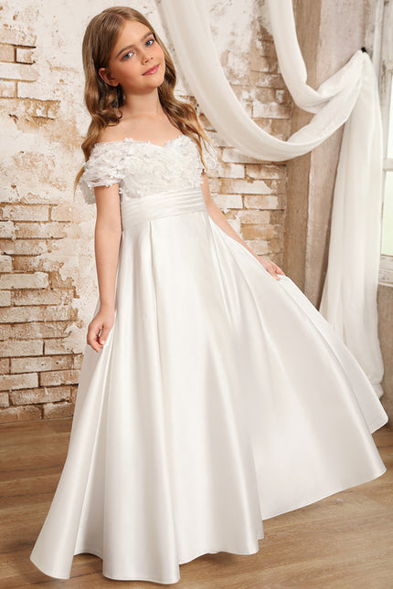 Robe Ceremonie Blanche Fille - gallery 6
