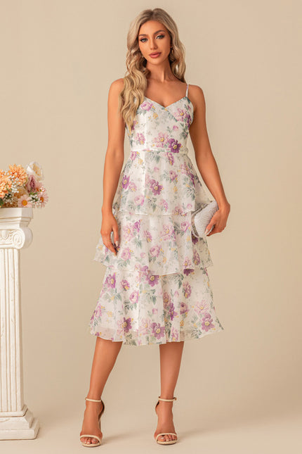 Robe Cérémonie Fleurie Fluide - gallery 2