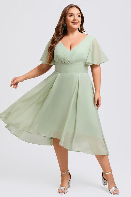 Robe Cérémonie Fluide Marine Élégante - gallery 7