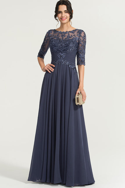 Robe Cérémonie Fluide Marine - gallery 5