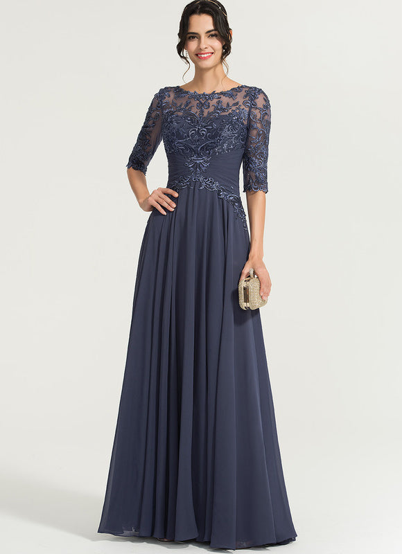 Robe Cérémonie Fluide Marine - gallery 5