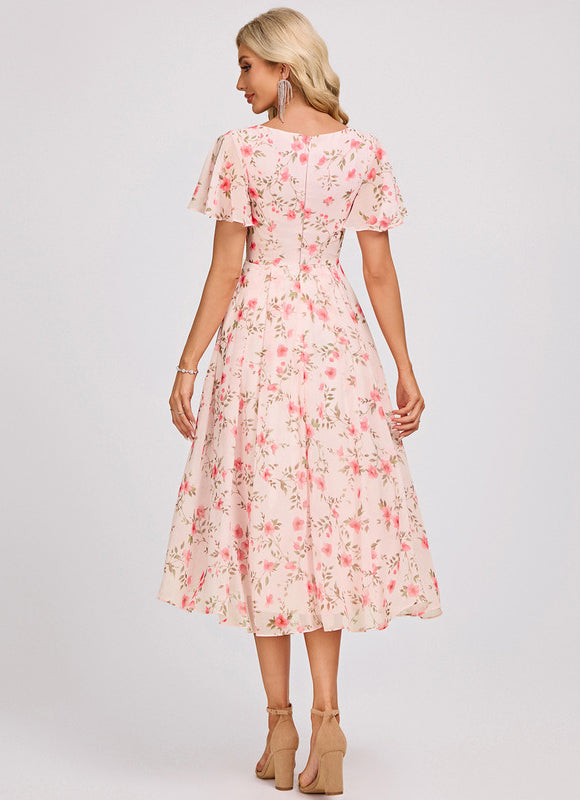 Robe Cérémonie Fluide Marine Élégante - gallery 5