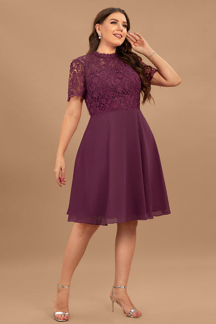 Robe Cérémonie Violet Élégant - gallery 6