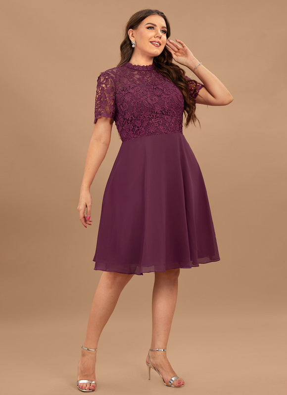 Robe Cérémonie Violet Élégant - gallery 6