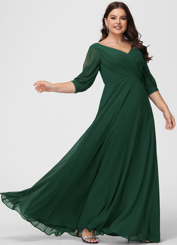 Robe Cérémonie Longue Volants Rose - gallery 7