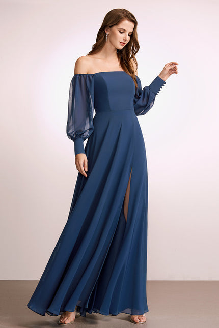 Robe Cérémonie Mousseline Vert Profond