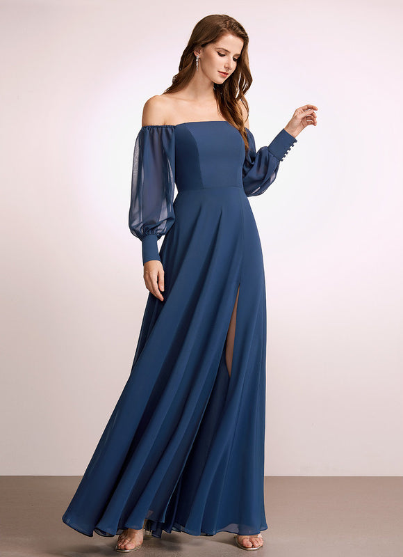 Robe Cérémonie Mousseline Vert Profond