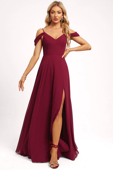 Robe Cérémonie Vaporeuse Bordeaux - gallery 8