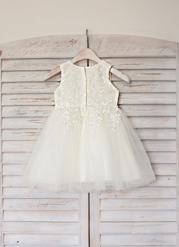 Robe Cérémonie Nuageuse Écrue - gallery 2