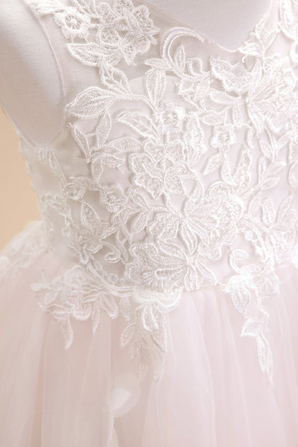 Robe Cérémonie Florale Perlée - gallery 7