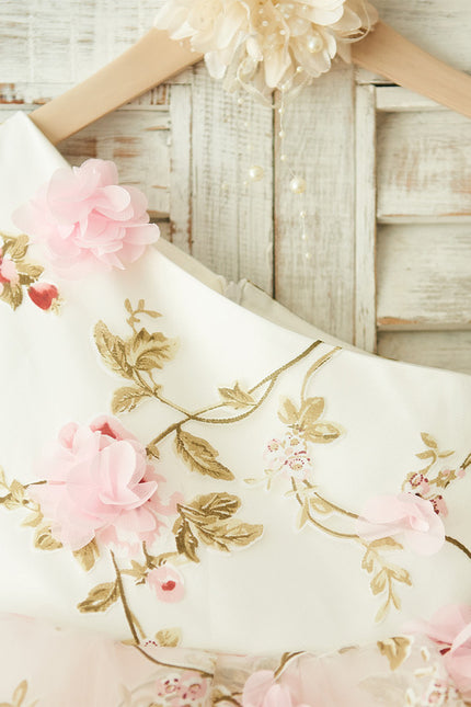 Robe Cérémonie Fleurs Poudrées - gallery 1