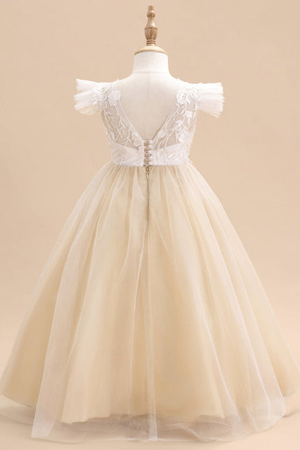 Robe Cérémonie Florale Élégante - gallery 2