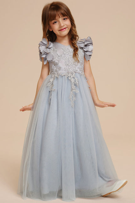 Robe Cérémonie Tulle Satinée - gallery 4