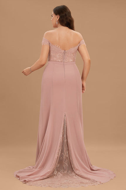 Robe Cérémonie Sophistiquée Mousseline - gallery 8