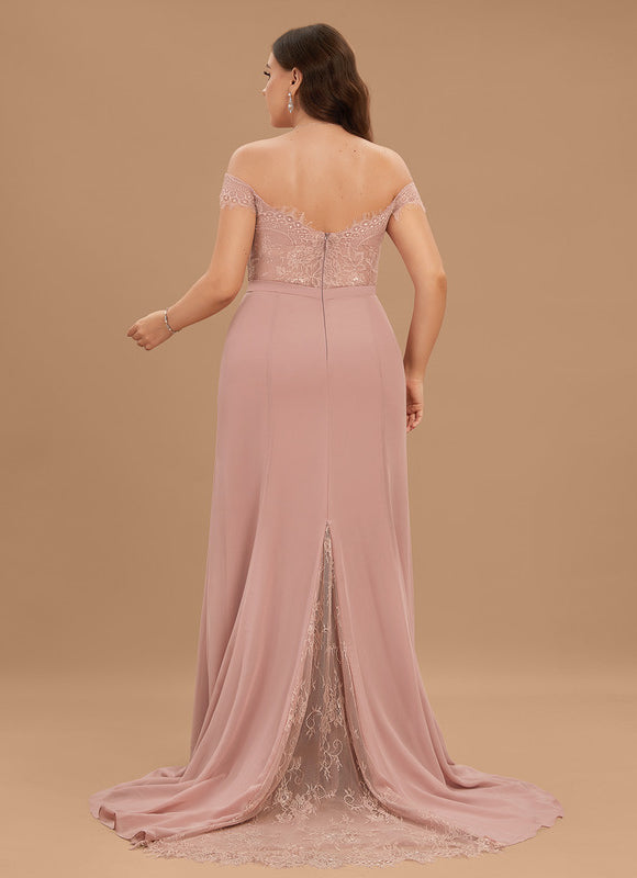 Robe Cérémonie Sophistiquée Mousseline - gallery 8