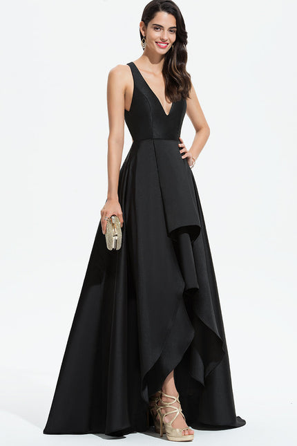 Robe Cérémonie Longue Florale Satinée - gallery 1
