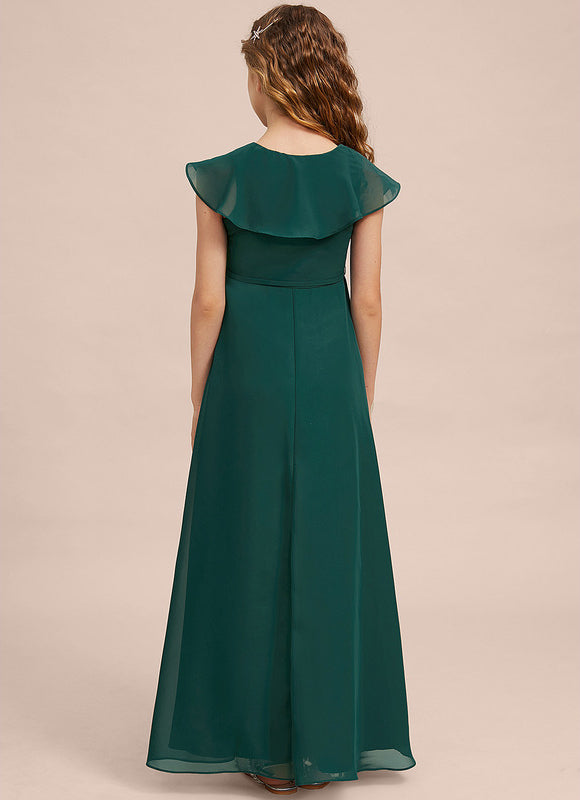 Robe Cérémonie Longue Vert Deau - gallery 7