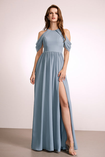 Robe Cérémonie Voile Émeraude