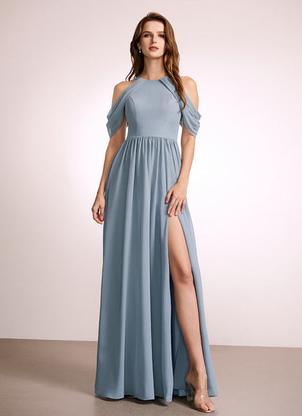 Robe Cérémonie Voile Émeraude