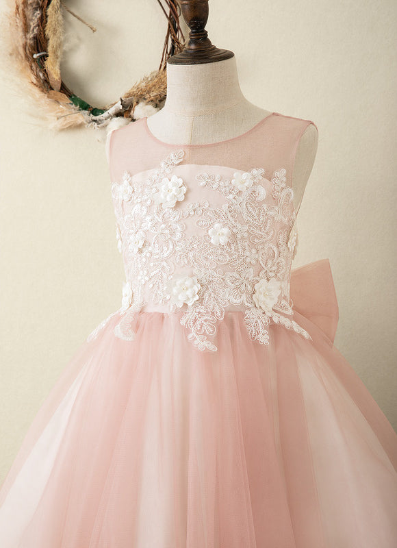 Robe Cérémonie Fille Rosée - gallery 2