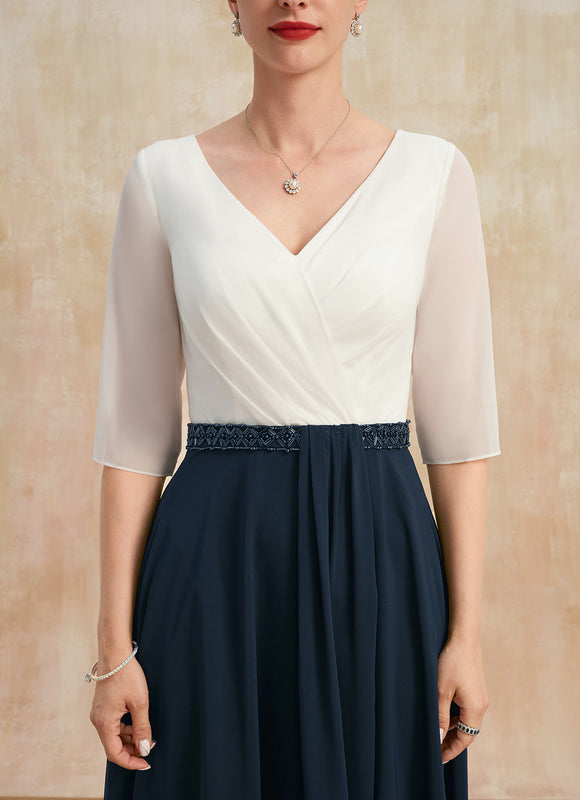 Robe Cérémonie Vaporeuse Bicolore Élégante - gallery 6