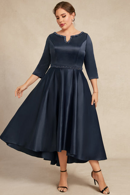 Robe Cérémonie Nuit Étoilée Satinée - gallery 3