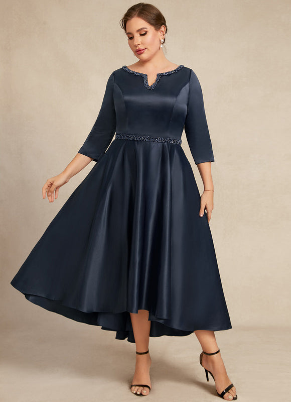 Robe Cérémonie Nuit Étoilée Satinée - gallery 3