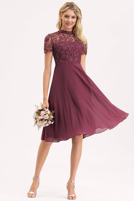 Robe Cérémonie Violet Élégant - gallery 5