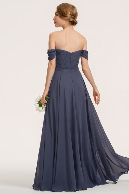 Robe Cérémonie Élégante À Décolleté - gallery 3