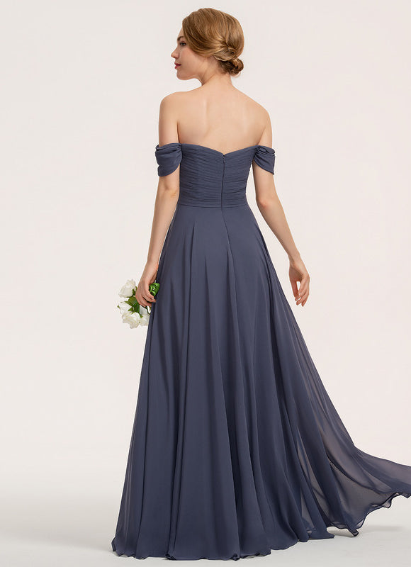 Robe Cérémonie Élégante À Décolleté - gallery 3