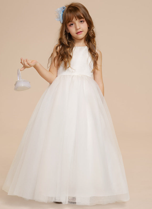 Robe Cérémonie Fille Tulle Bleu - gallery 5