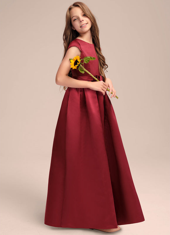 Robe Cérémonie Rouge Satiné - gallery 2