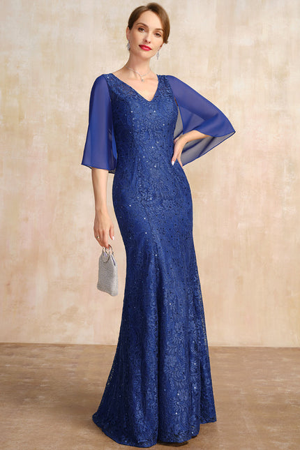 Robe Cérémonie Élégante Bleue
