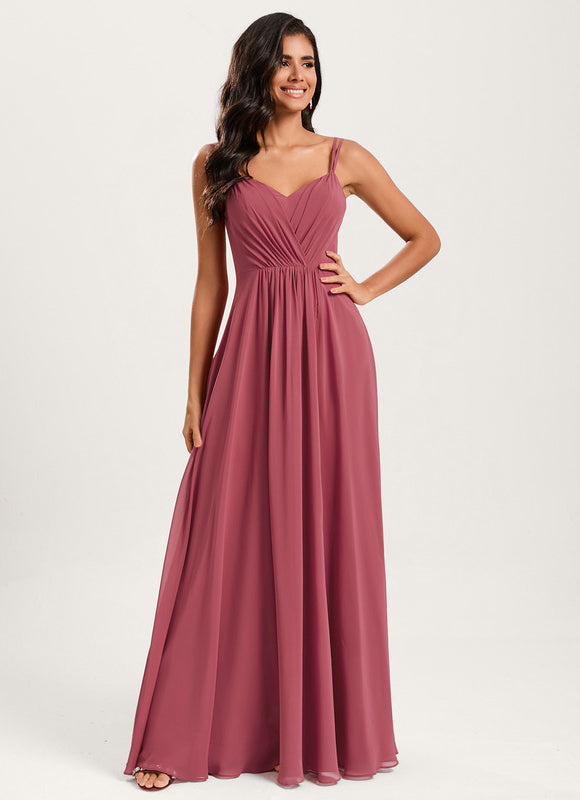 Robe Cérémonie Longue Volants Rose - gallery 2