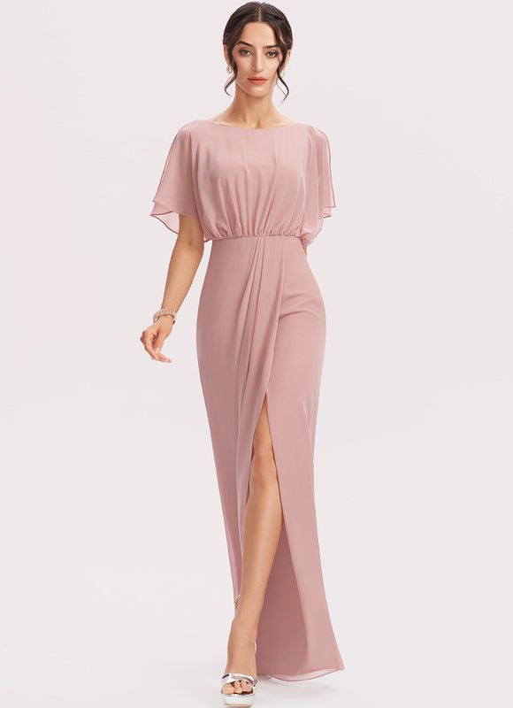 Robe Cérémonie Élégance Rosée