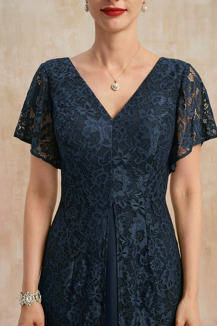 Robe Cérémonie Dentelle Marine - gallery 6
