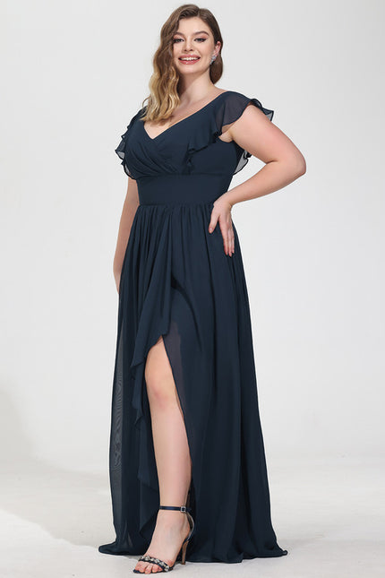 Robe Cérémonie Longue Volants Rose - gallery 7