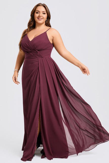 Robe Cérémonie Longue Volants Rose - gallery 5