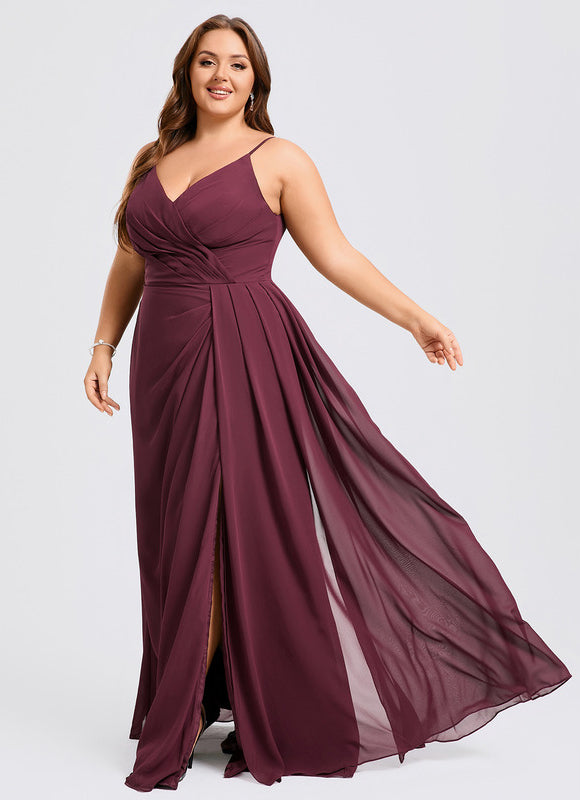 Robe Cérémonie Longue Volants Rose - gallery 5