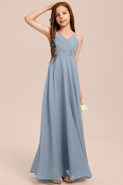 Robe Cérémonie Longue Vert Deau - gallery 6