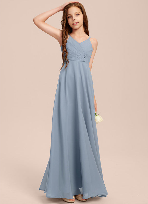 Robe Cérémonie Longue Vert Deau - gallery 6