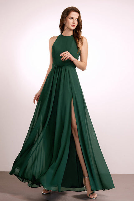 Robe Cérémonie Voile Émeraude - gallery 2