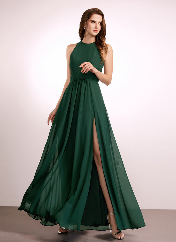 Robe Cérémonie Voile Émeraude - gallery 2