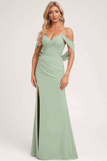 Robe Cérémonie Bordeaux Ajustée - gallery 2