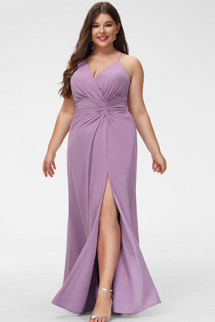 Robe Cérémonie Longue Volants Rose - gallery 9